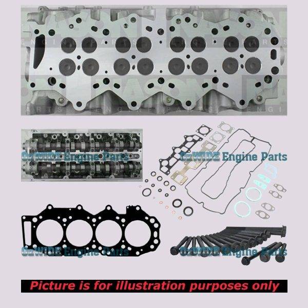 Ford Ranger PJ PK, Mazda BT50 2.5 Lt WLC diesel complete assembled cylinder head kit - sample picture