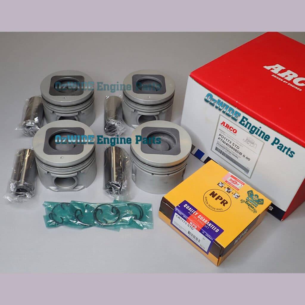 Nissan Navara D22 3.0 Lt ZD30 Piston and Ring Set OzWIDE Engine Parts