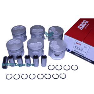 Toyota Landcruiser 1HZ Piston Set in STD Size Early type with 70mm combustion relief.