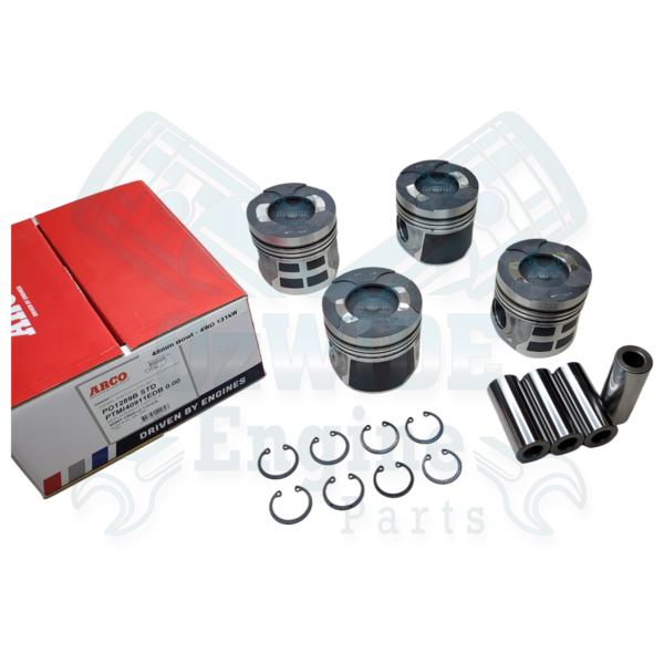 Mitsubishi Triton 4D56Di-T Piston set in STD Size for 131kW engine.