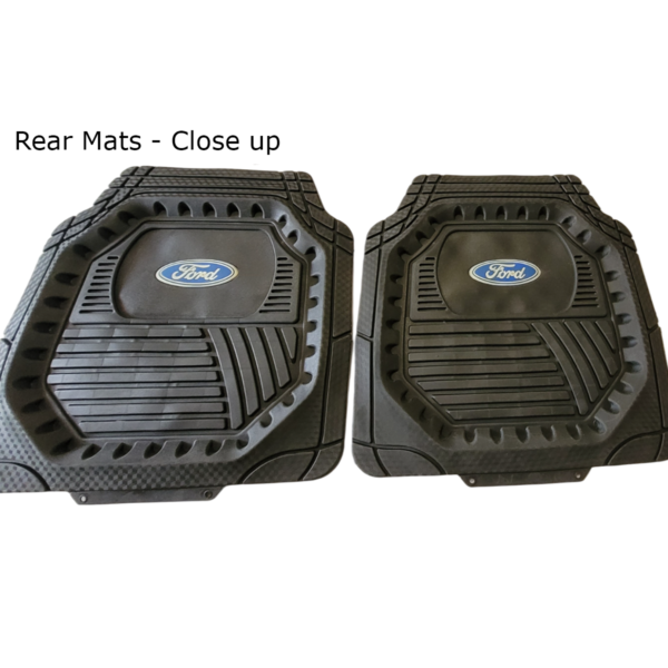 Ford Rear floor mats close up picture