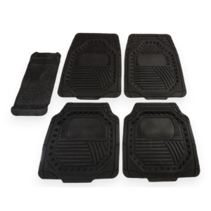 Durable 5 Piece PVC Rubber Floor mat for 4WD vehicles.