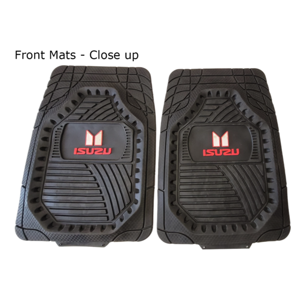 Isuzu Front floor mats close up picture