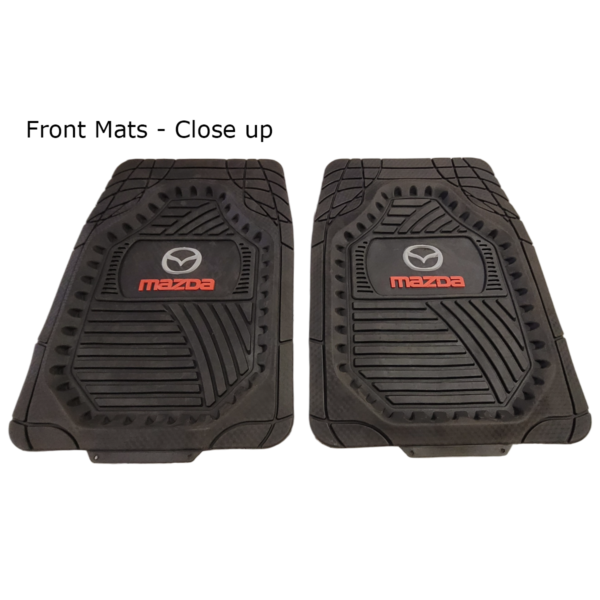 Mazda Front floor mats close up picture