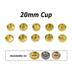 20mm Cup Welch Plugs pack of ten.