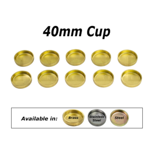 40mm Cup Welch Plugs pack of ten.