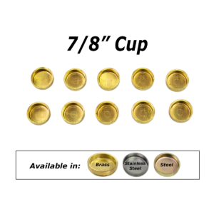 7/8 Cup Welch Plugs pack of ten.