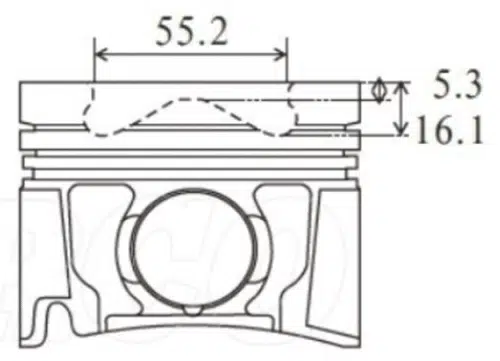 Holden Isuzu 4JJ1 piston identify