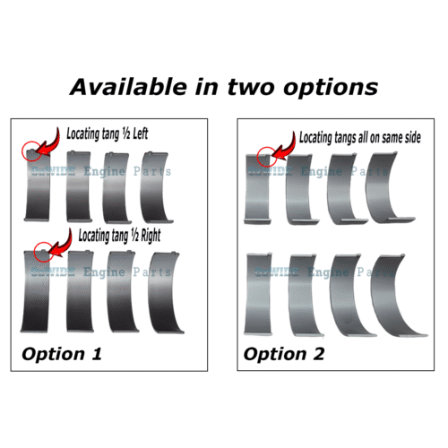 Hyundai G4NC G4NA G4NB conrod bearing how to identify